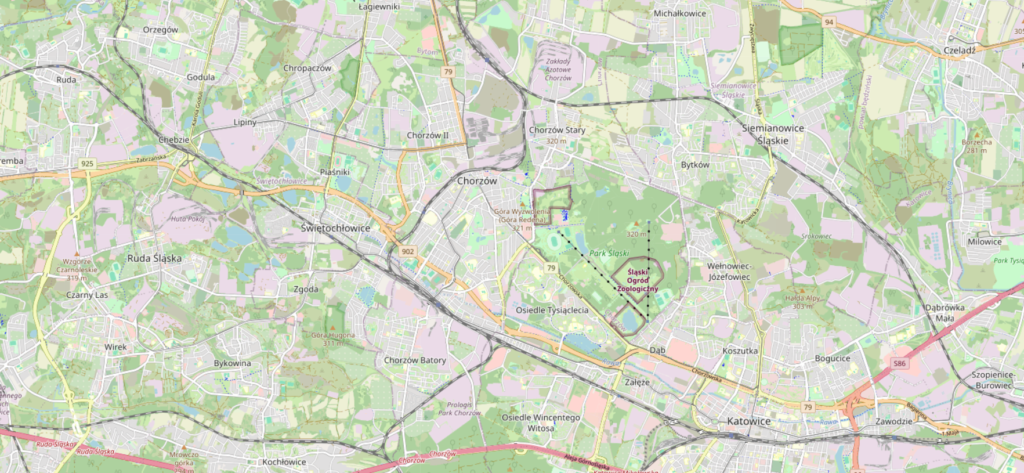 Chorzów Mapa 